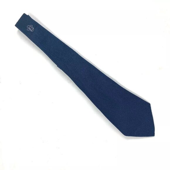 LOUIS VUITTON M77007 Cravat Vivienne Accessories Necktie silk Navy - Picture 2 of 10